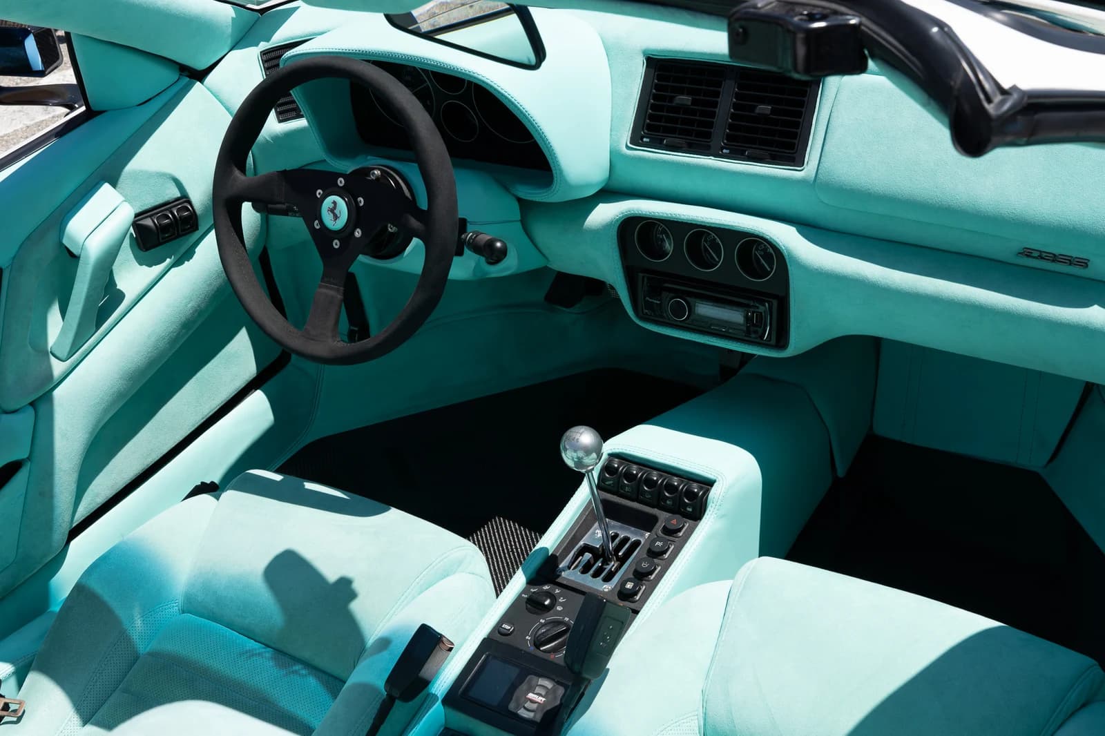 Detail — interior, stitching